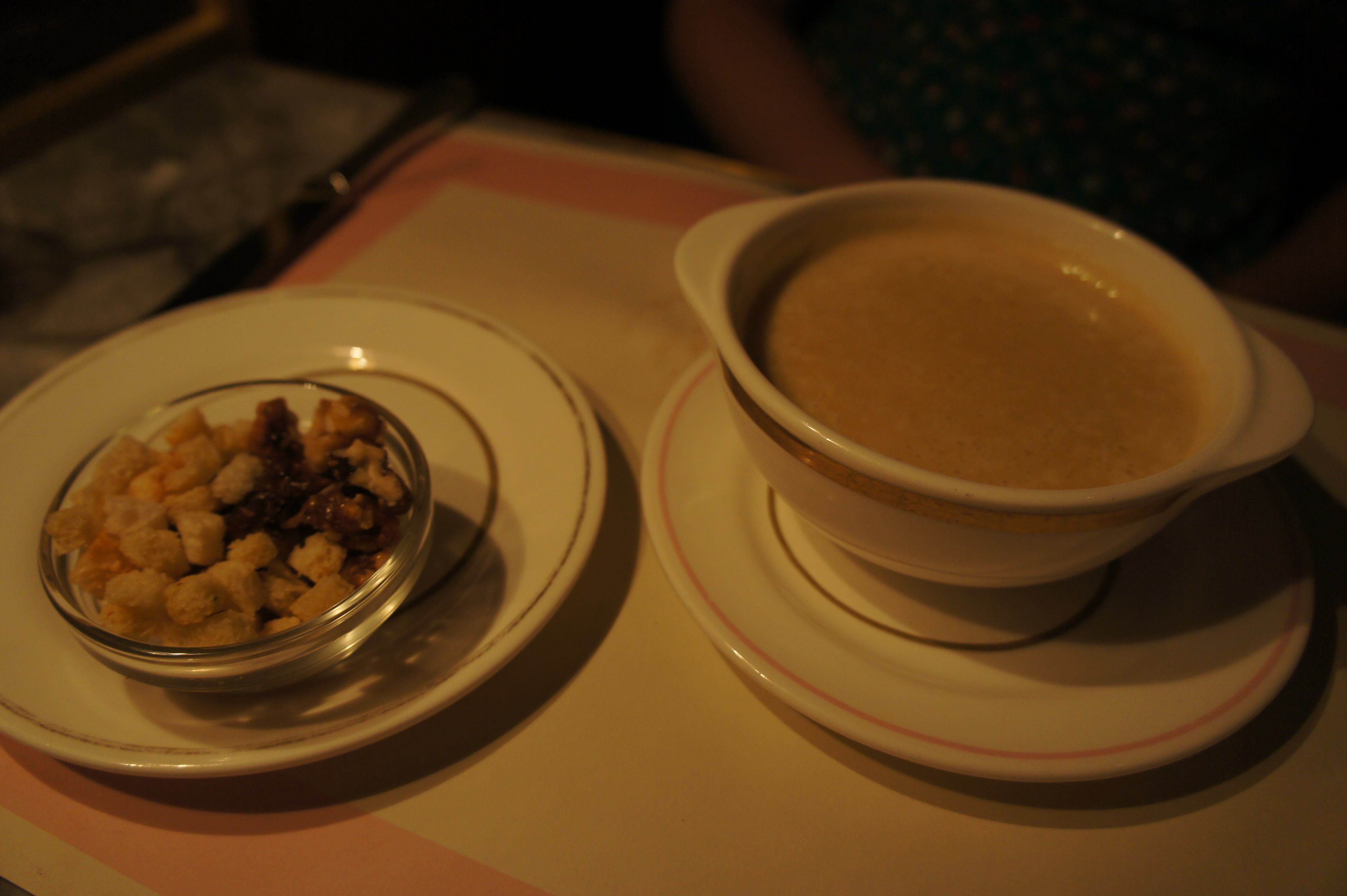 Jerusalem Artichoke Dip with Caramelized Walnuts and Brioche Croutons